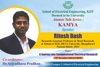 KAMYA was organized by School of Electrical Engineering on 29 th November,2024.